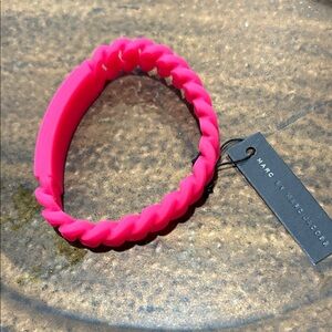 Marc Jacobs Vibrant Pink Twisted Bracelet